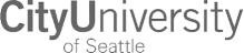 CityUniversity gray logo