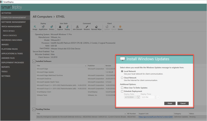Smartdeploy Console Update How to manage Windows updates | SmartDeploy